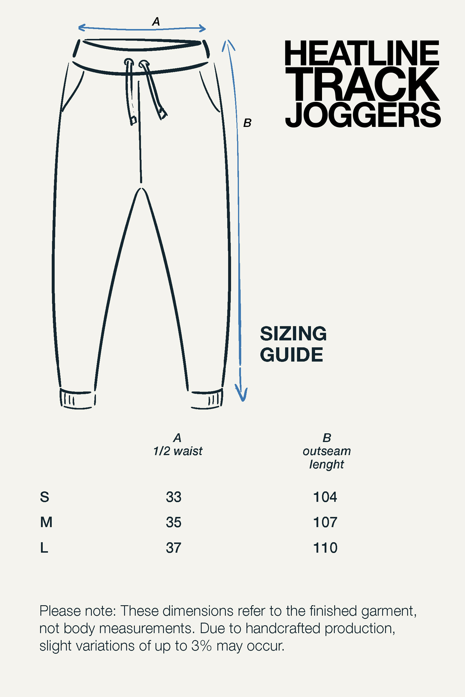 HEATLINE TRACK JOGGERS