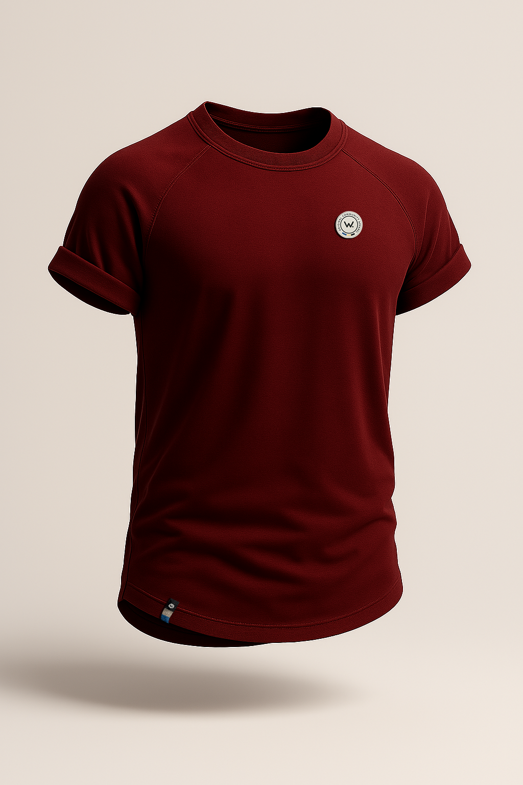 CREWNECK ROLLUP TEE